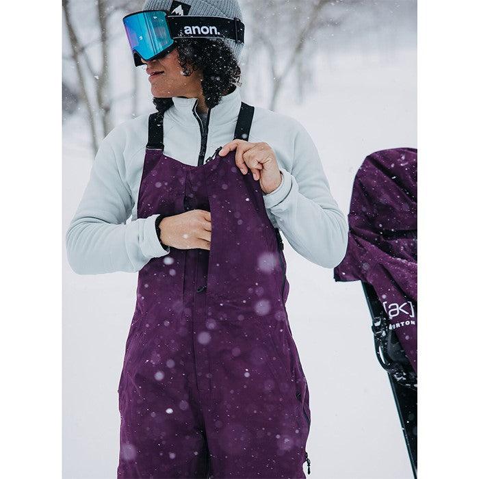 BURTON [ak] コレクション Women's Burton [ak] Kimmy GORE-TEX 2L Bib Pants Purple Root バートン AK レディースウェア キミービブパンツ ゴアテックス スノーボード ビブパンツ レディース