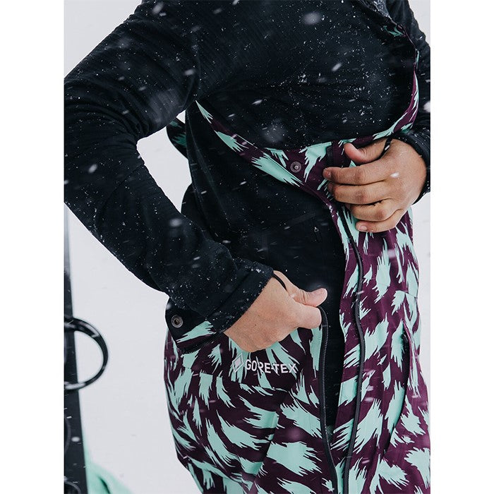 BURTON [ak] コレクション Women's Burton [ak] Kimmy GORE-TEX 2L Bib Pants Fur Purple Root バートン AK レディースウェア キミービブパンツ ゴアテックス スノーボード ビブパンツ レディース