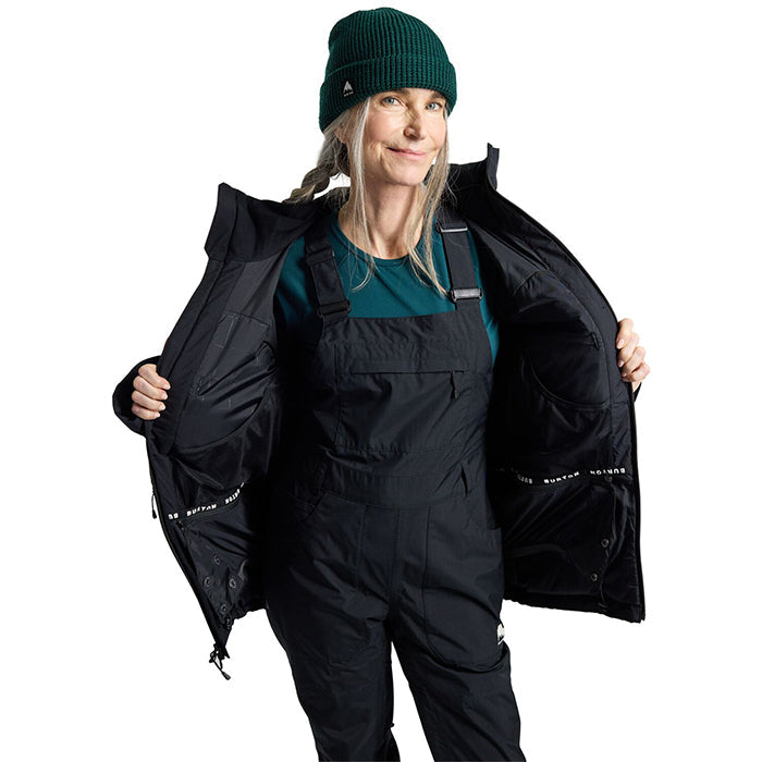 BURTON  Women's Burton Pillowline GORE-TEX 2L Jacket True Black バートン ウイメンズウェア ピローラインジャケット ゴアテックス スノーボード ジャケット レディース