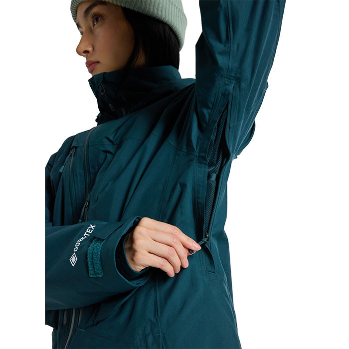 BURTON  Women's Burton Pillowline GORE-TEX 2L Jacket Deep Emerald バートン ウイメンズウェア ピローラインジャケット ゴアテックス スノーボード ジャケット レディース