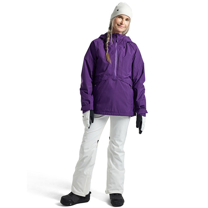 BURTON  Women's Burton Pillowline GORE-TEX 2L Anorak Jacket Imperial Purple バートン ウイメンズウェア ピローラインアノラックジャケット ゴアテックス スノーボード ジャケット レディース