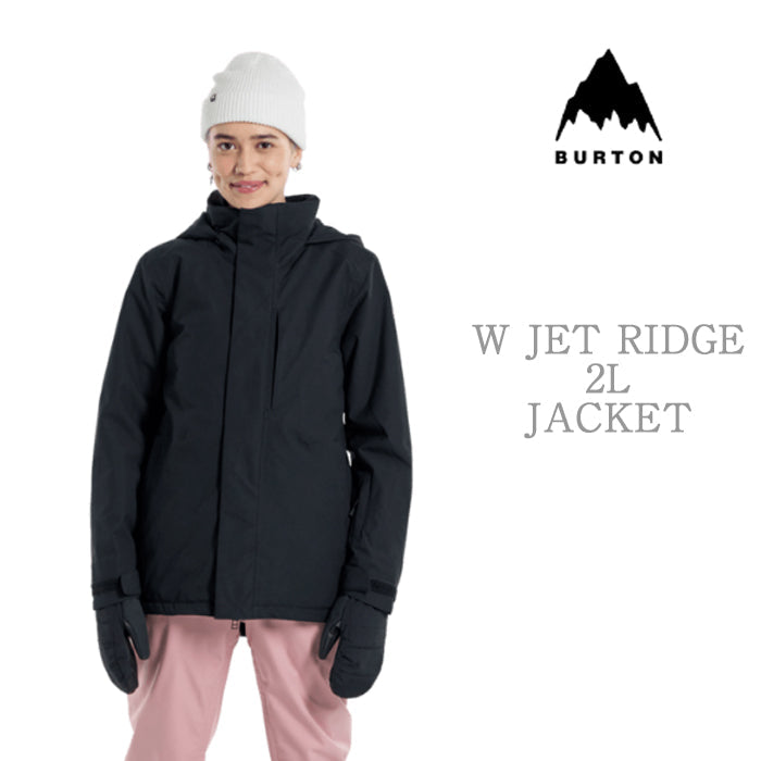 BURTON  Women's Burton Jet Ridge 2L Jacket True Black バートン ウイメンズウェア ジェットリッジジャケット スノーボード ジャケット レディース