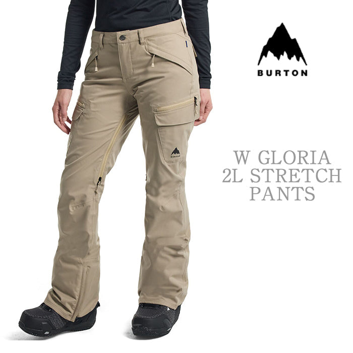 BURTON  Women's Burton Groria 2L Stretch Pants Summit Taupe バートン ウイメンズウェア グロリアストレッチパンツ スノーボード パンツ レディース