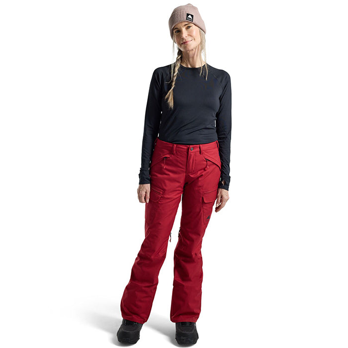 BURTON  Women's Burton Groria 2L Stretch Pants Deep Red バートン ウイメンズウェア グロリアストレッチパンツ スノーボード パンツ レディース