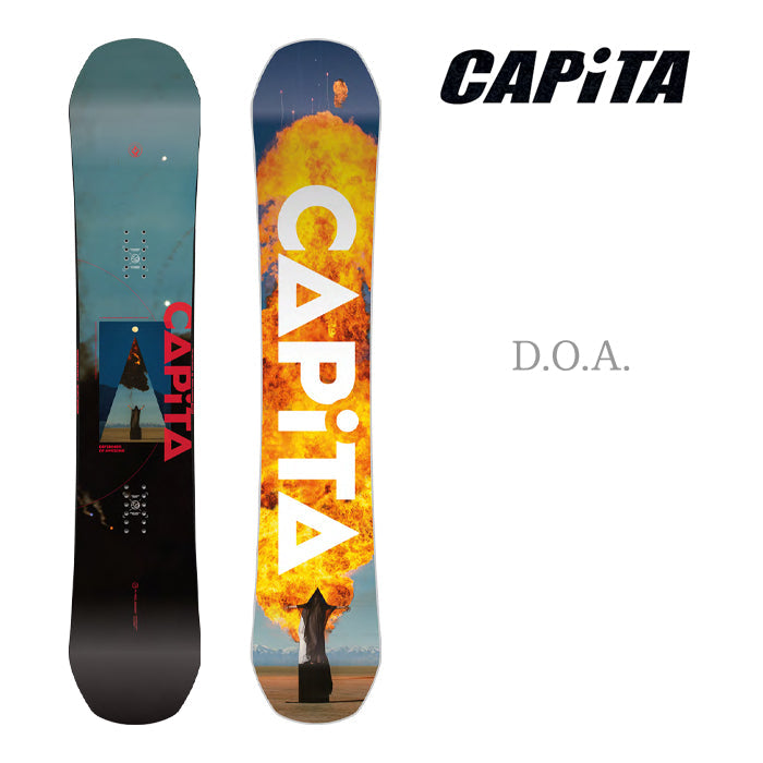 Capita Snowboarding 24-25 D.O.A.  ? Deffeders Of Awesome ? D.O.A. Wide 早期予約 キャピタ ディーオーエー The Mothership マザーシップ 自社工場 オールマウンテン フリースタイル ハイブリッドキャンバー カービング 地形 パウダー バックカントリー グラトリ ラントリ パーク スノーボード メンズボード