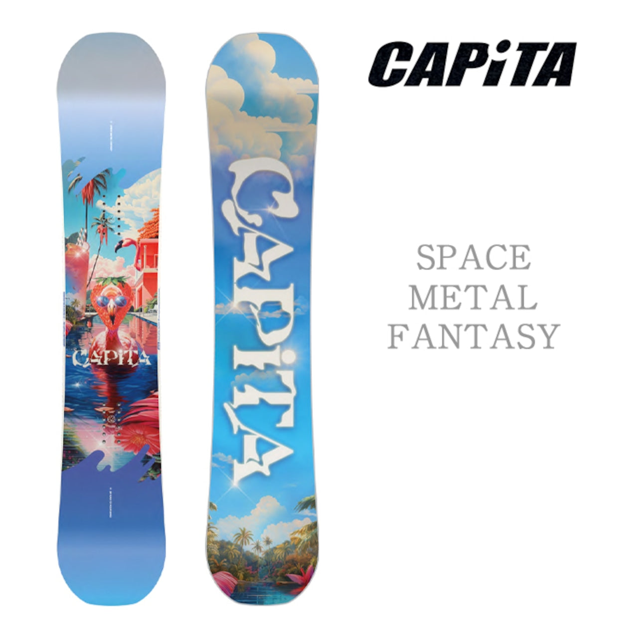 Capita Snowboarding 24-25 Space ｍetal Fantasy  キャピタ スペースメタルファンタジー The Mothership マザーシップ 自社工場 オールマウンテン フリースタイル ハイブリッドキャンバー カービング 地形 パウダー バックカントリー グラトリ ラントリ パーク スノーボード レディースボード