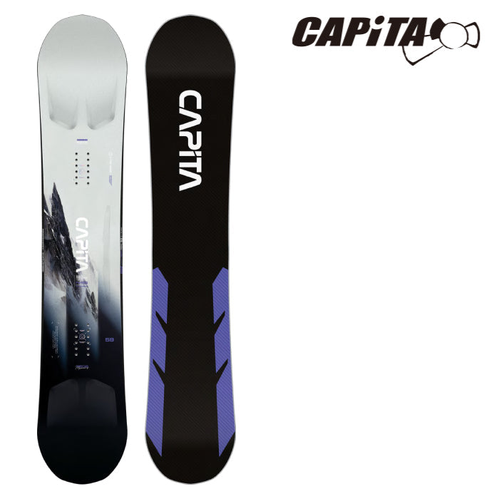 Capita Snowboarding 24-25 Mega Mercury  キャピタ メガマーキュリー The Mothership マザーシップ 自社工場 オールマウンテン フリースタイル ハイブリッドキャンバー カービング 地形 パウダー バックカントリー グラトリ ラントリ パーク スノーボード メンズボード