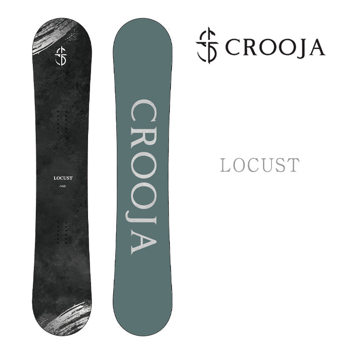 CROOJA LOCUST 24-25 早期予約 完売間近 クロージャ ローカスト 江端翔兵 中川智貴 グラトリ ラントリ キャンバー カービング フリースタイル スノーボード メンズ レディース ユニセックス