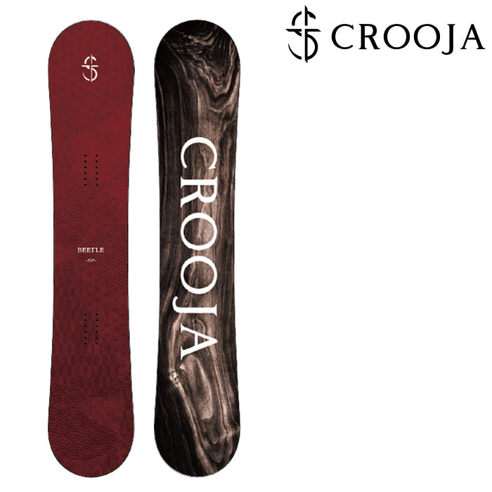 CROOJA BEETLE 24-25  完売間近 クロージャ ビートル 江端翔兵 中川智貴 グラトリ ラントリ ハイブリッドキャンバー カービング フリースタイル スノーボード メンズ レディース ユニセックス