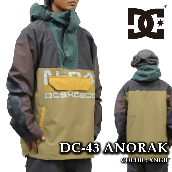 スノーボード ウェア ジャケット ディーシー DC DC-43 ANORAK XNGB メンズ レディース 24-25 日本正規品