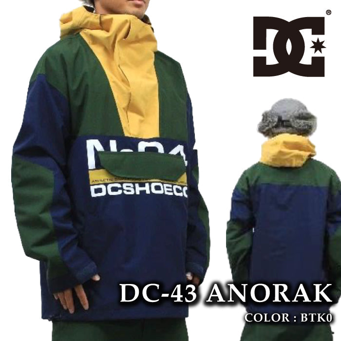 スノーボード ウェア ジャケット ディーシー DC DC-43 ANORAK BTK0 メンズ レディース 24-25 日本正規品