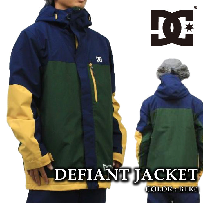 スノーボード ウェア ジャケット ディーシー DC DEFIANT JACKET BTK0 メンズ 24-25 日本正規品