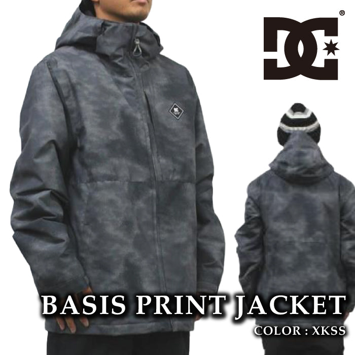 スノーボード ウェア ジャケット ディーシー DC BASIS PRINT JACKET XKSS メンズ 24-25 日本正規品