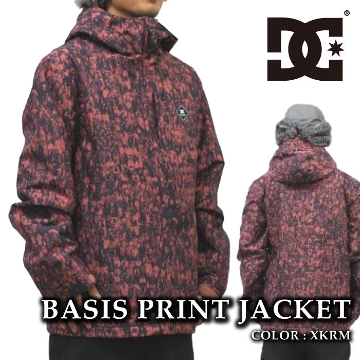 スノーボード ウェア ジャケット ディーシー DC BASIS PRINT JACKET XKRM メンズ 24-25 日本正規品