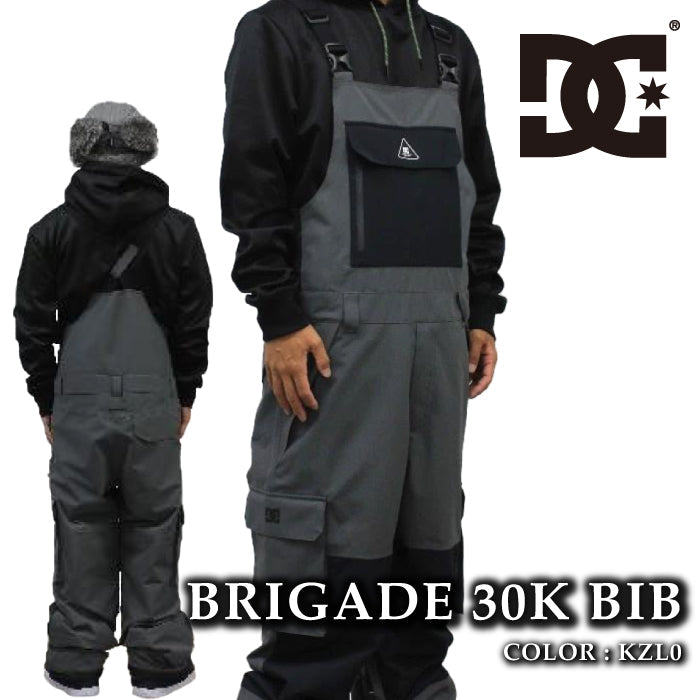 スノーボード ウェア ビブパンツ ディーシー DC BRIGADE 30K BIB KZL0 メンズ 24-25 日本正規品