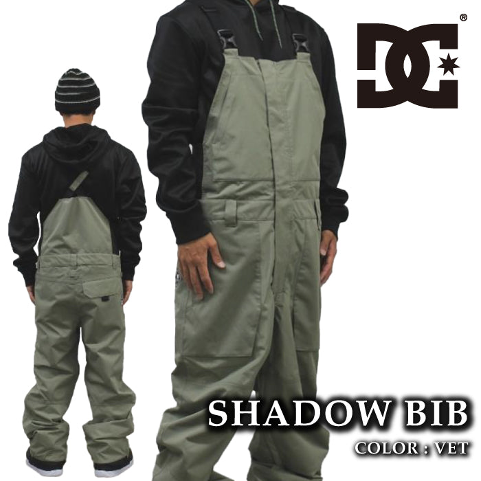 スノーボード ウェア ビブパンツ ディーシー DC SHADOW BIB VET メンズ 24-25 日本正規品