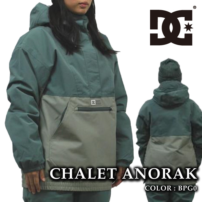 スノーボード ウェア ジャケット ディーシー DC CHALET ANORAK BPG0 レディース 24-25 日本正規品