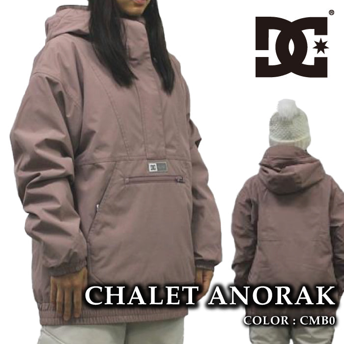 スノーボード ウェア ジャケット ディーシー DC CHALET ANORAK CMB0 レディース 24-25 日本正規品