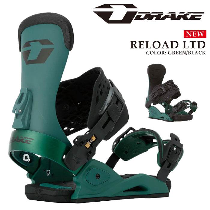 スノーボード ビンディング ドレイク DRAKE RELOAD LTD Green/Black リロード リミテッド グリーン ブラック バインディング メンズ 24-25 日本正規品