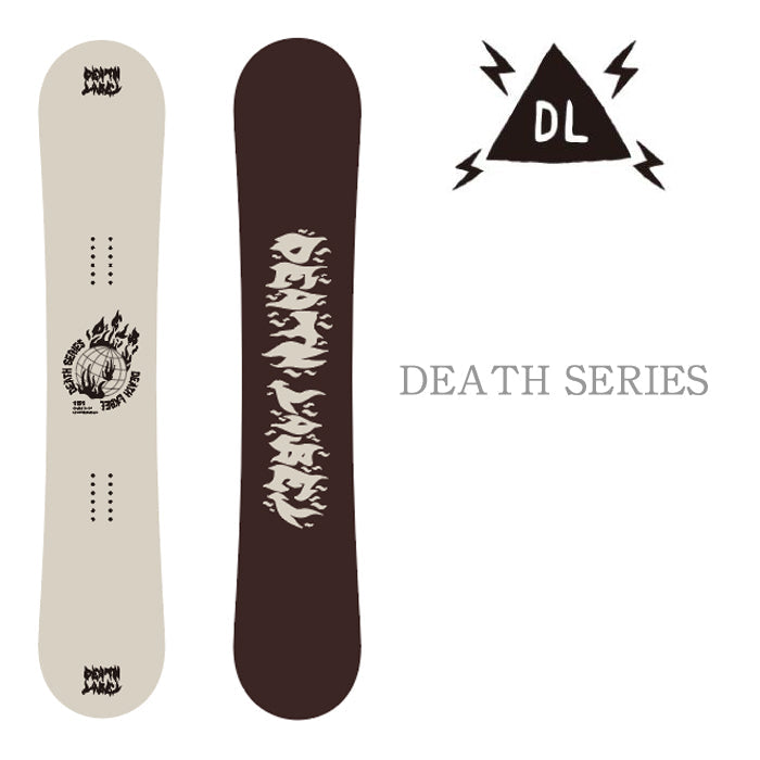 DEATH LABEL 24-25 DEATH SERIES 早期予約 デスレーベル ドメスティックブランド 国内生産 デスシリーズ オールラウンド フリースタイル キャンバー グラトリ ラントリ ナックルハック パーク 地形 カービング スノーボード メンズ