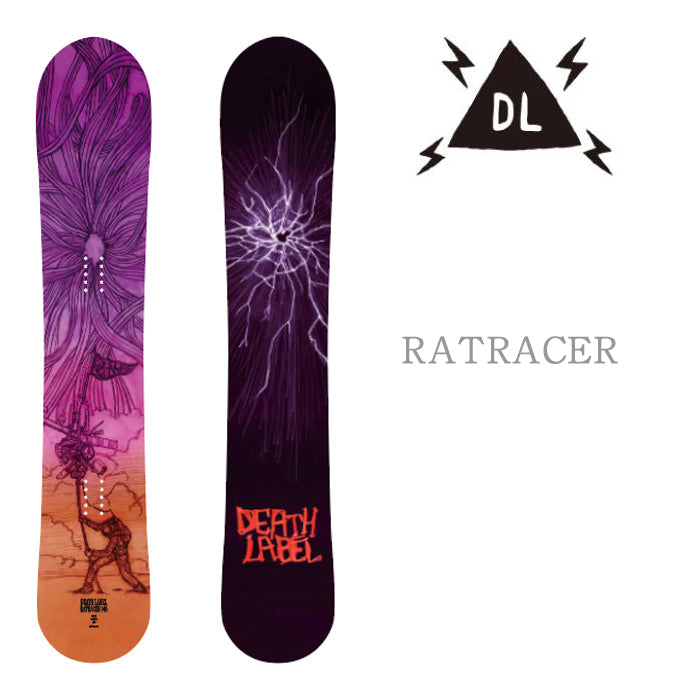 DEATH LABEL 24-25 RAT RACER 早期予約 デスレーベル ドメスティックブランド 国内生産 ラットレーサー オールマウンテン フリースタイル ハイブリッドキャンバー パウダー バックカントリー カービング 地形 スノーボード レディース