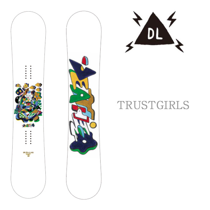 DEATH LABEL 24-25 TRUST GIRLS × DAYZE 早期予約 デスレーベル ドメスティックブランド トラストガールズ オールラウンド フリースタイル キャンバー グラトリ ラントリ ナックルハック パーク 地形 カービング スノーボード レディース