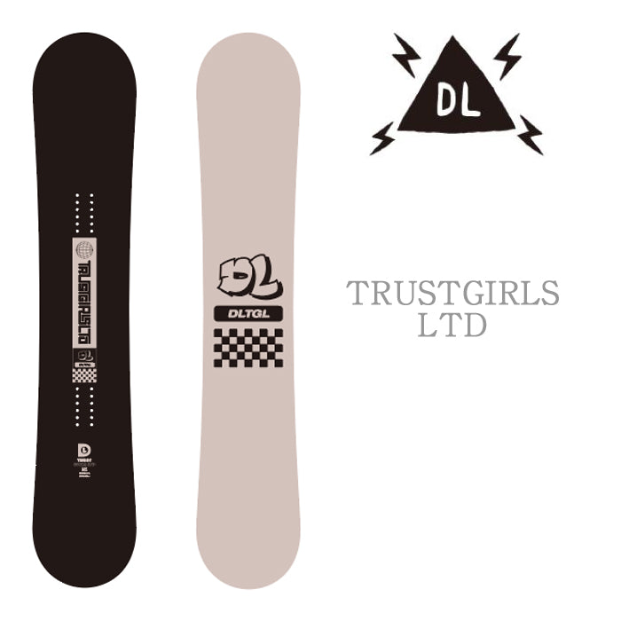 DEATH LABEL 24-25 TRUST GIRLS LTD  デスレーベル ドメスティックブランド 国内生産 トラストガールズ オールラウンド フリースタイル ダブルキャンバー グラトリ ラントリ ナックルハック パーク 地形 カービング スノーボード レディース