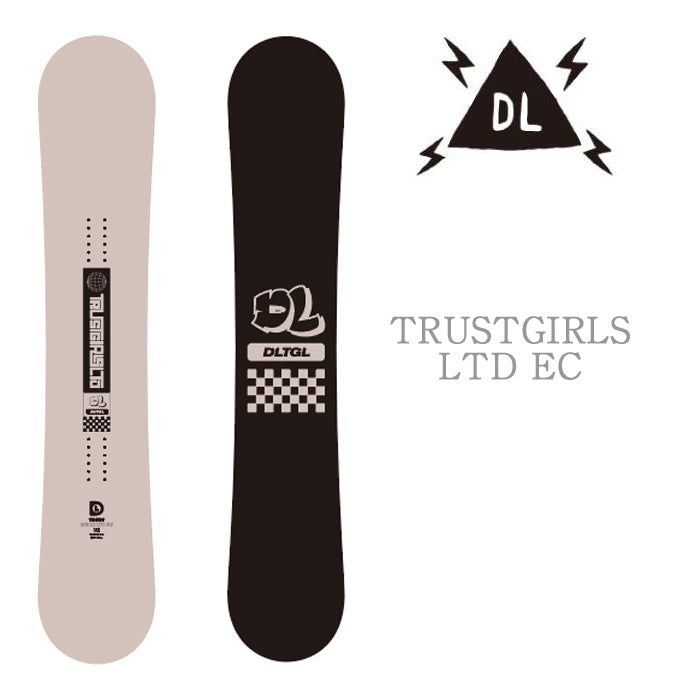 DEATH LABEL 24-25 TRUST GIRLS LTD EC  デスレーベル ドメスティックブランド 国内生産 トラストガールズ オールラウンド フリースタイル ハイブリッドキャンバー グラトリ ラントリ ナックルハック パーク 地形 カービング スノーボード レディース