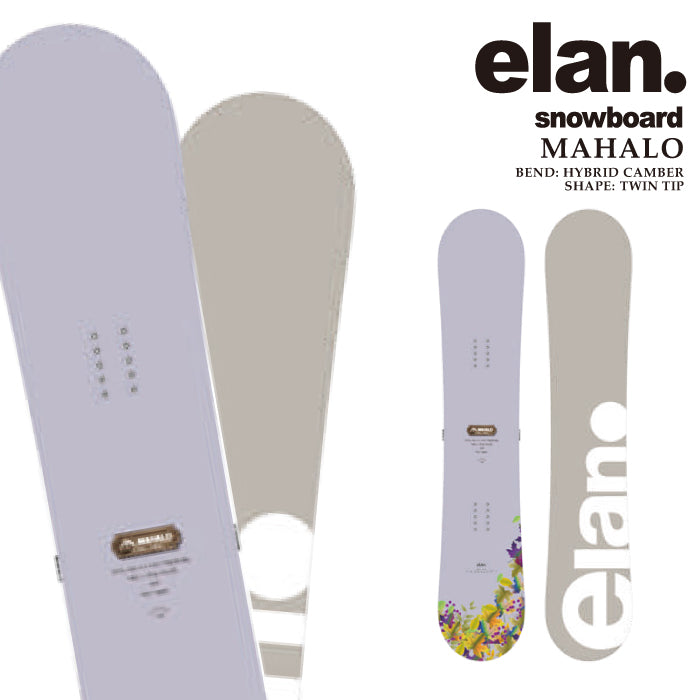 スノーボード 板 エラン ELAN MAHALO Purple マハロ レディース 24-25 日本正規品