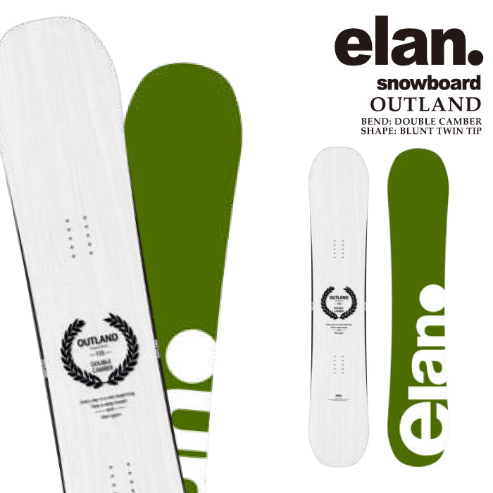 スノーボード 板 エラン ELAN OUTLAND White アウトランド メンズ レディース 24-25 日本正規品