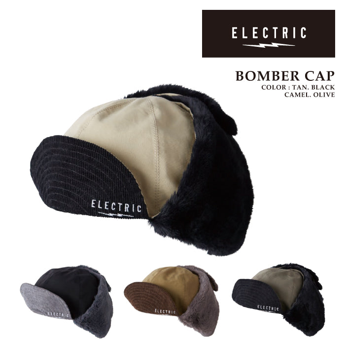 スノーボード キャップ エレクトリック ELECTRIC BOMBER CAP 帽子 メンズ レディース スキー 24-25 日本正規品