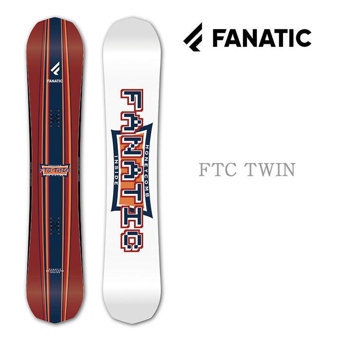 24-25 FANATIC SNOWBOARDS COLLECTION FTC - TWIN  ファナティック エフティーシーツイン フリースタイル ハイブリッドキャンバー カービング 地形 グラトリ ラントリ パーク スノーボード メンズ