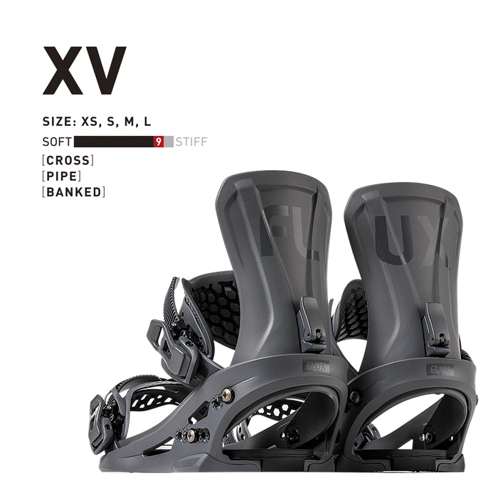 Flux Bindings XV 24-25 早期予約  フラックス ビンディング バインディング エックスブイ オールマウンテン カービング パウダー バックカントリー フリースタイル  グラトリ ラントリ スノーボード メンズ レディース ユニセックス