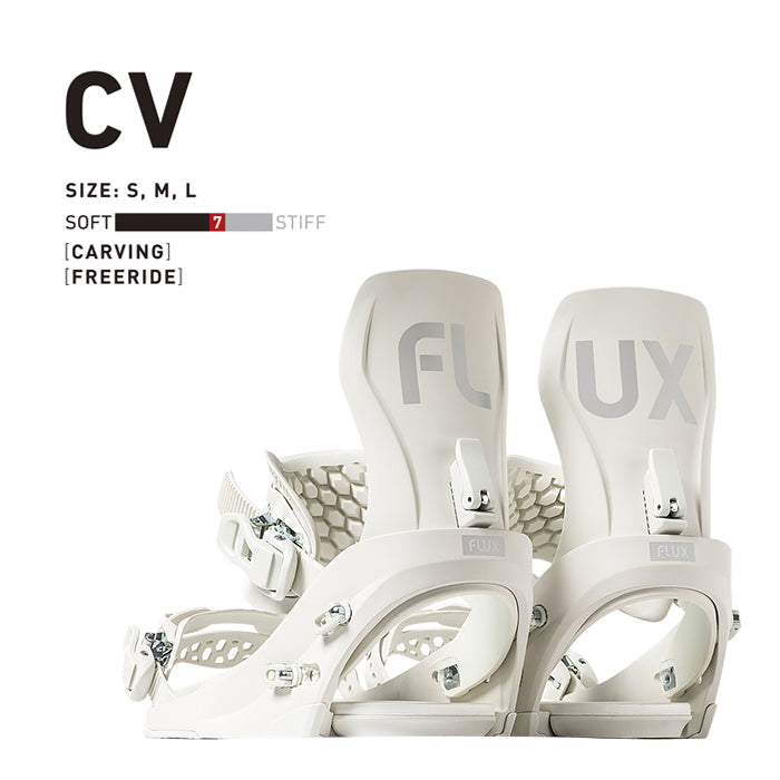 Flux Bindings CV 24-25 早期予約  フラックス ビンディング バインディング シーブイ オールマウンテン カービング パウダー バックカントリー フリースタイル  グラトリ ラントリ スノーボード メンズ レディース ユニセックス