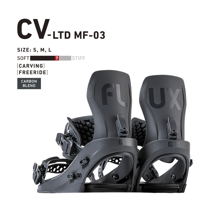 Flux Bindings CV LTD 24-25 早期予約  フラックス ビンディング バインディング シーブイ リミテッド オールマウンテン カービング パウダー バックカントリー フリースタイル  グラトリ ラントリ スノーボード メンズ レディース ユニセックス