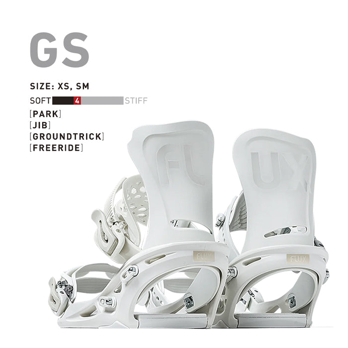 Flux Bindings GS 24-25 早期予約  フラックス ビンディング バインディング ジーエス オールマウンテン カービング パウダー バックカントリー フリースタイル  グラトリ ラントリ スノーボード レディース ユニセックス メンズ