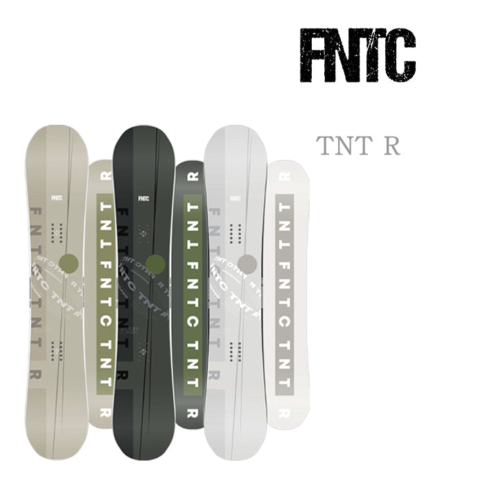 FNTC TNT - R 24-25 早期予約 エフエヌティーシー ティーエヌティー フリースタイル ダブルキャンバー カービング 地形 グラトリ ラントリ パーク スノーボード メンズ レディース ユニセックス 板