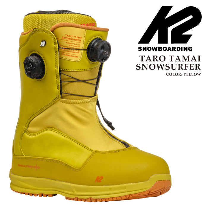 スノーボード ブーツ ケーツー K2 TARO TAMAI SNOWSURFER Yellow タロウ タマイ スノーサーファー イエロー 玉井太朗 メンズ 24-25 日本正規品