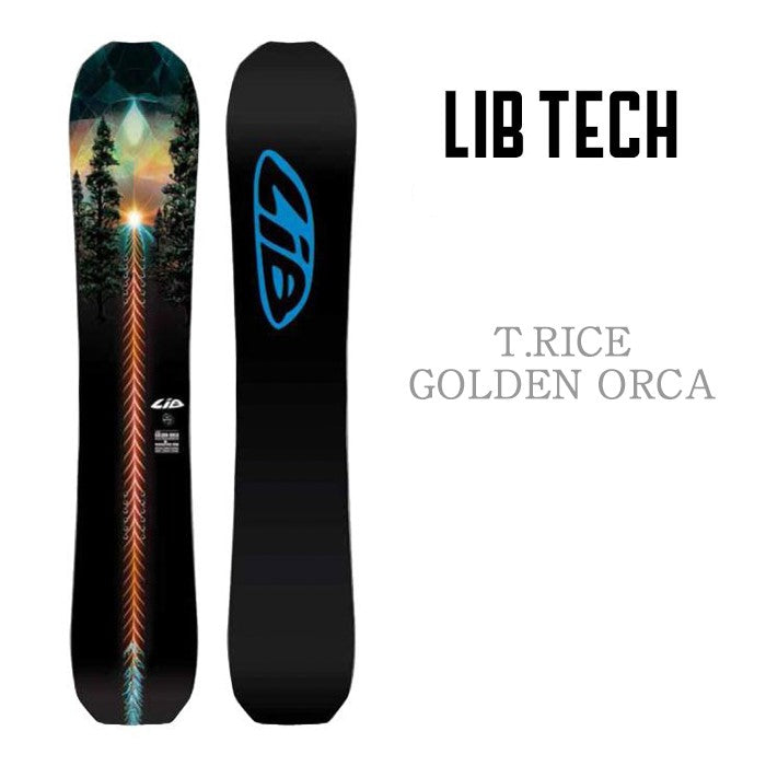 LIB TECH 24-25 T.RICE GOLDEN ORCA  リブテック ゴールデンオルカ トラビスライス オールマウンテン フリースタイル バックカントリー スノーボード