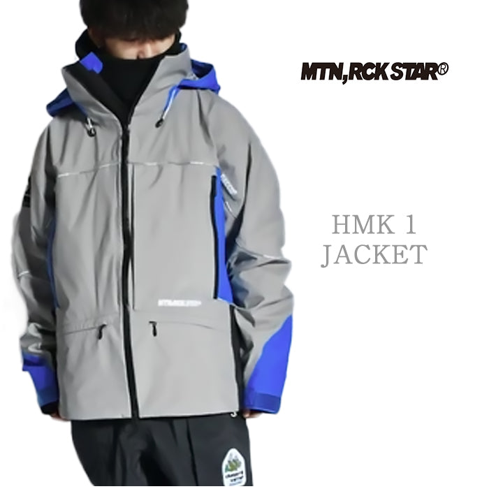 早期予約受付中 MTN,ROCK STAR HMK 1 JACKET GOAST GRAY 24-25 スノーボード ウェア マウンテンロックスター ハルマキジャケット カービング グラトリ ラントリ バックカントリー パウダー レディース メンズ ユニセックス