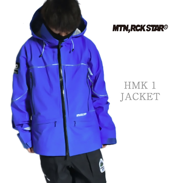 早期予約受付中 MTN,ROCK STAR HMK 1 JACKET TEAM BLUE 24-25 スノーボード ウェア マウンテンロックスター ハルマキジャケット カービング グラトリ ラントリ バックカントリー パウダー レディース メンズ ユニセックス