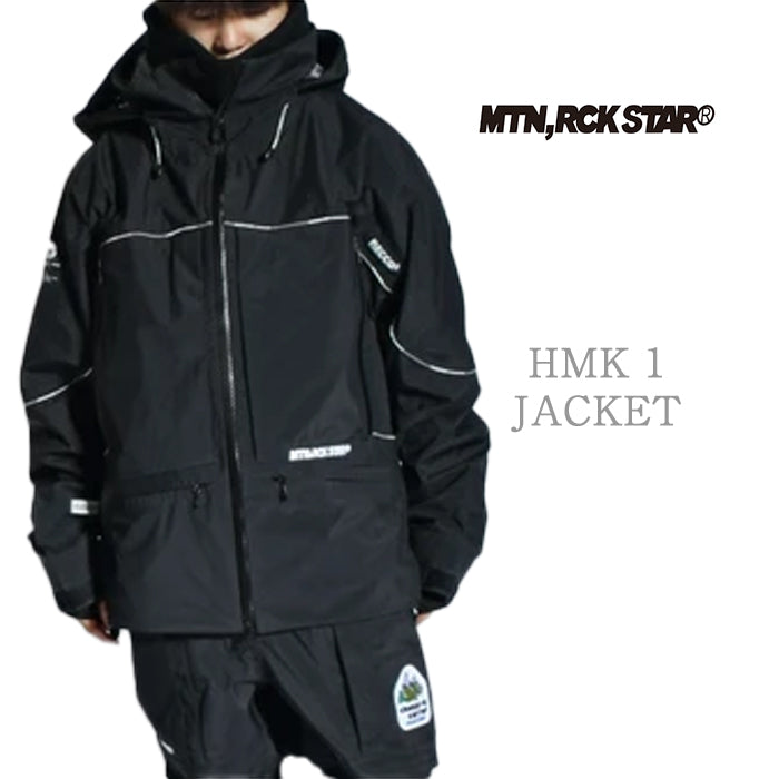 MTN,ROCK STAR HMK 1 JACKET 24-25 スノーボード ウェア マウンテンロックスター ハルマキジャケット カービング グラトリ ラントリ バックカントリー パウダー レディース メンズ ユニセックス