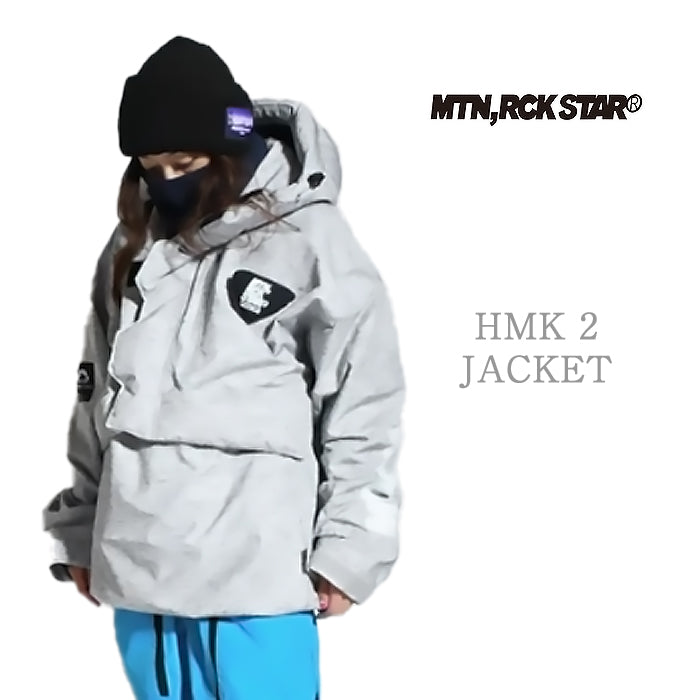 早期予約受付中 MTN,ROCK STAR HMK 2 JACKET SWAET 24-25 スノーボード ウェア マウンテンロックスター ハルマキジャケット アノラック プルオーバージャケット カービング グラトリ ラントリ バックカントリー パウダー レディース メンズ ユニセックス