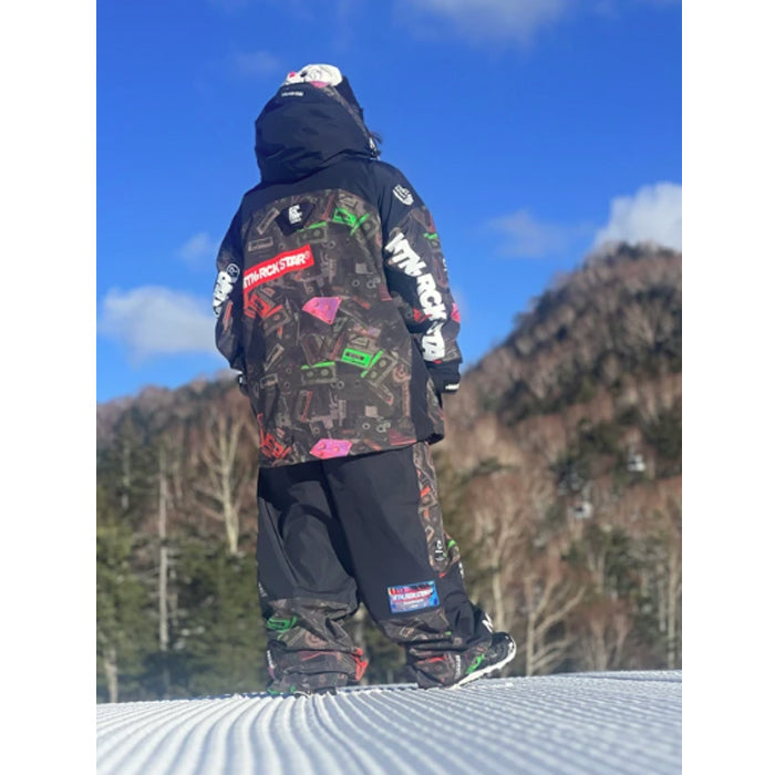 MTN,ROCK STAR HMK 2 JACKET 24-25 スノーボード ウェア マウンテンロックスター ハルマキジャケット アノラック プルオーバージャケット カービング グラトリ ラントリ バックカントリー パウダー レディース メンズ ユニセックス