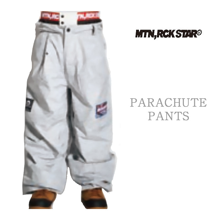 早期予約受付中 MTN,ROCK STAR PARACHUTE PANTS SWEAT 24-25 スノーボード ウェア マウンテンロックスター カービング グラトリ ラントリ バックカントリー パウダー レディース メンズ ユニセックス