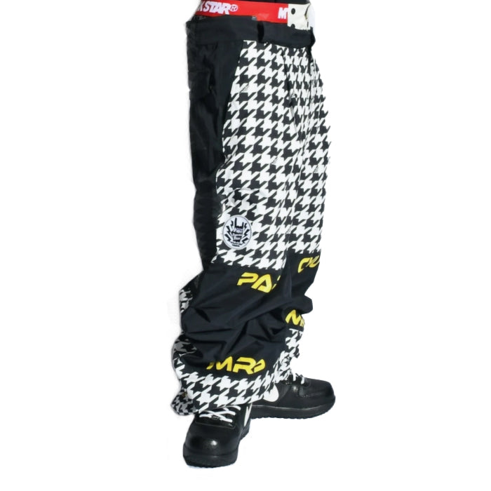 早期予約受付中 MTN,ROCK STAR PARACHUTE PANTS HOUNDSTOOTH 24-25 スノーボード ウェア マウンテンロックスター カービング グラトリ ラントリ バックカントリー パウダー レディース メンズ ユニセックス