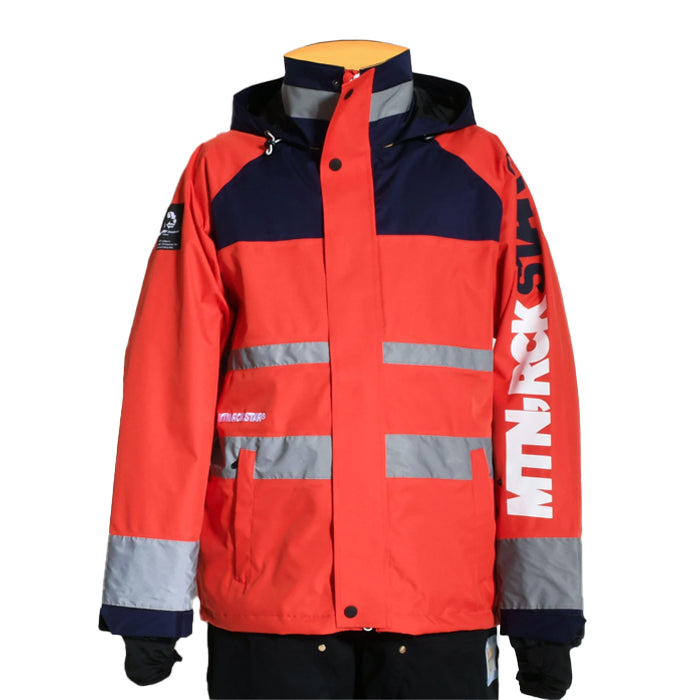 早期予約受付中 MTN,ROCK STAR N2 JACKET RED 24-25 スノーボード ウェア マウンテンロックスター カービング グラトリ ラントリ バックカントリー パウダー レディース メンズ ユニセックス