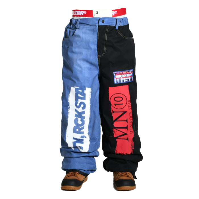 早期予約受付中 MTN,ROCK STAR N2 PANTS MIX 24-25 スノーボード ウェア マウンテンロックスター カービング グラトリ ラントリ バックカントリー パウダー レディース メンズ ユニセックス