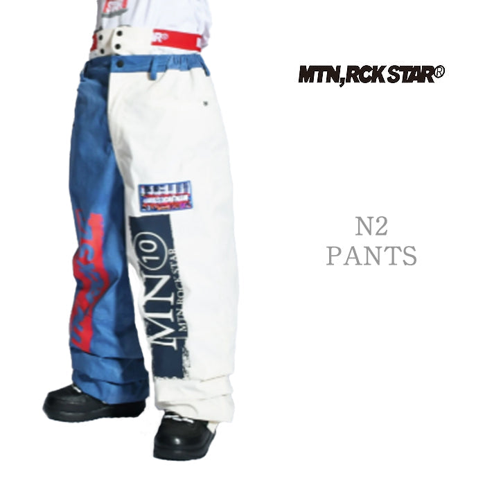 早期予約受付中 MTN,ROCK STAR N2 PANTS INDIGO 24-25 スノーボード ウェア マウンテンロックスター カービング グラトリ ラントリ バックカントリー パウダー レディース メンズ ユニセックス