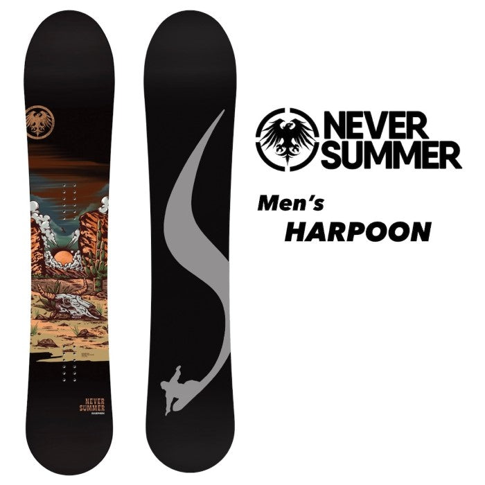 NEVERSUMMER HARPOON 24-25 早期予約 ネバーサマー 自社工場 オールマウンテン フリースタイル トリプルキャンバー ダブルキャンバー カービング パウダー バックカントリー スノーボード ユニセックス メンズ レディース